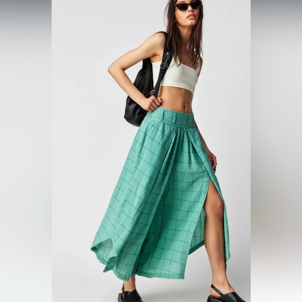740. Free People Lunar Cove Wide-Leg Pants
